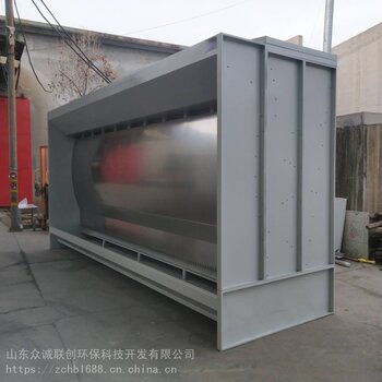 福建泉州掛車廠噴漆漆霧處理水旋噴漆臺(tái)漆霧處理效果好